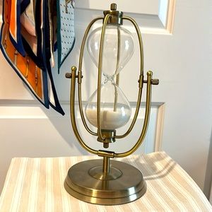 Gorgeous Brass Hourglass!
